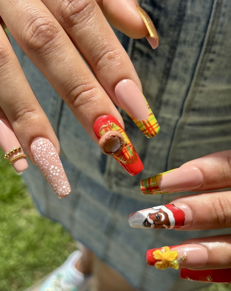 POSE GEL X GUADELOUPE - ROSECORANAILS